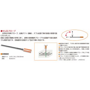 画像2: 鉄筋探査機用せん孔プローブ　217070